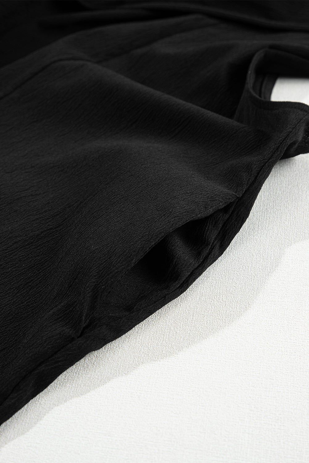 Black Adjustable Buckle Straps Cropped Jumpsuit