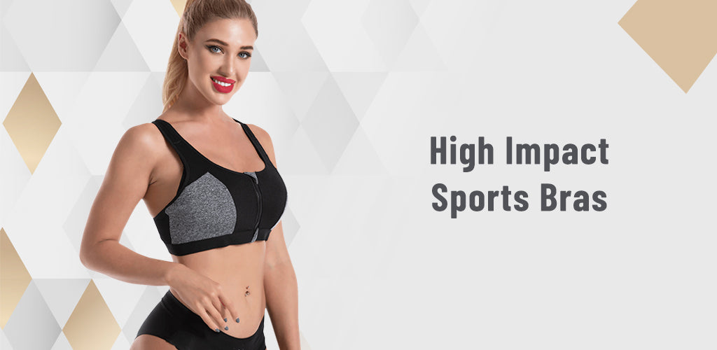 High impact sports bras